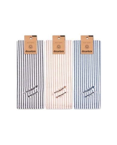 PAÑO COCINA SURTIDO COLORES FISH 40cm x 65cm