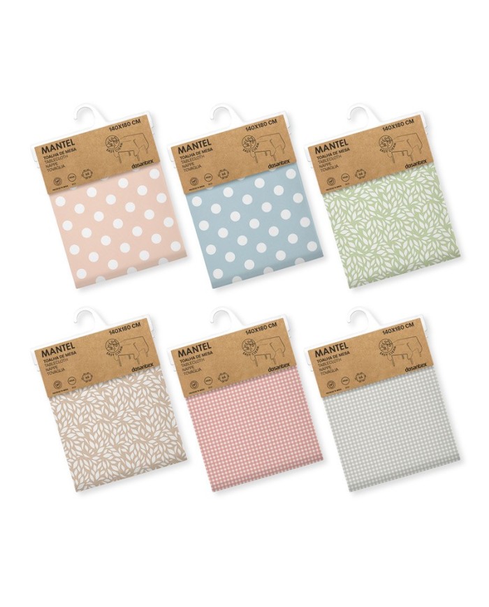 MANTEL KITCHEN PEVA SURTIDO BASICOS 140 x 180 CM