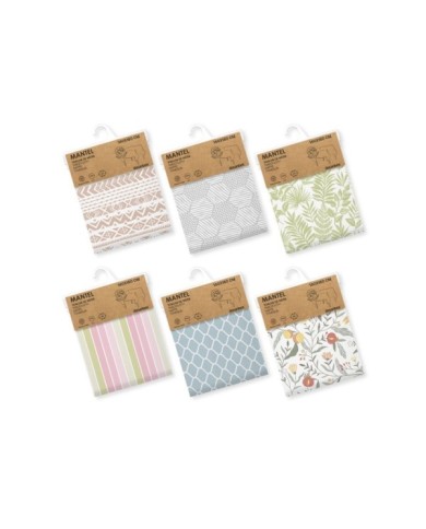 MANTEL KITCHEN PEVA SURTIDO DISEÑOS 140 cm x 180 cm