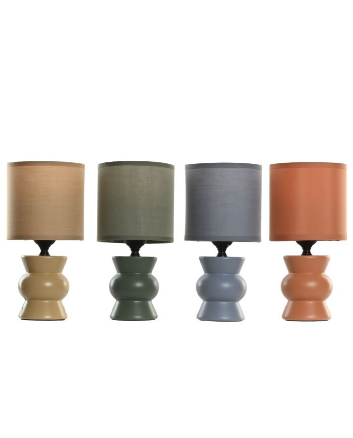 LAMPARA SOBREMESA CERAMICA 12X12X25 4 SURT.