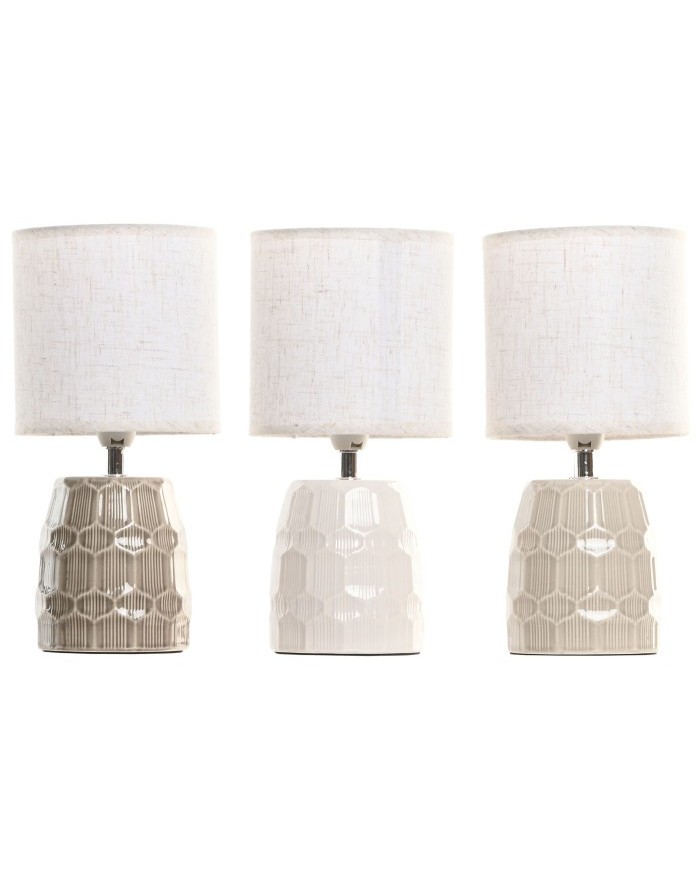 LAMPARA SOBREMESA CERAMICA 13X13X27 3 SURT.