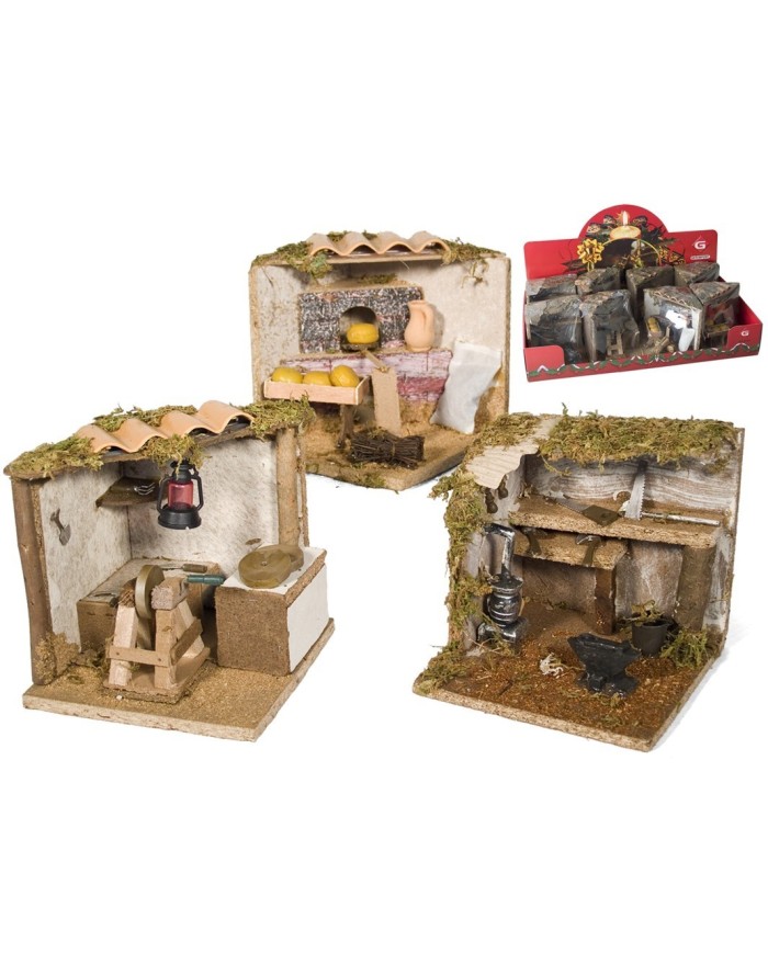 CASA BELɎ 14X14X14CM 3 SURTIDOS