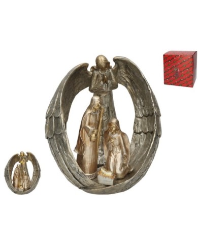 SET NACIMIENTO CON LED 22X20X15.5CM