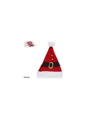 GORRO SANTA CLAUS ADULTO 30X43CM