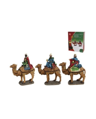 REY MAGO EN CAMELLO 22CM 3STD