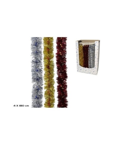 ESPUMILLÓN BRILLO ESPIRAL COLOR 4X180CM