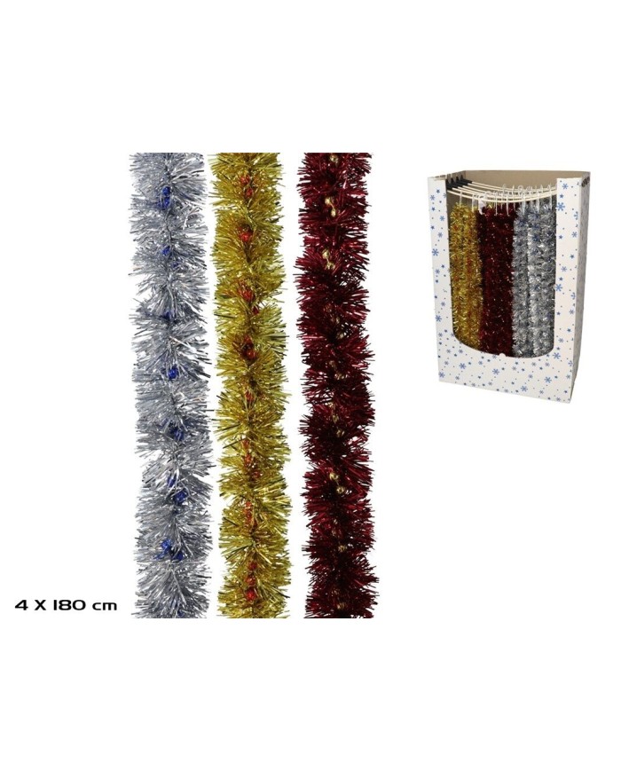 ESPUMILLÓN BRILLO ESPIRAL COLOR 4X180CM