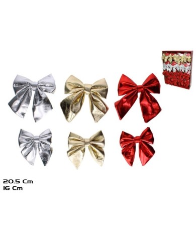 LAZO BRILLO DECORADO 6 SRT 16X20,5 / 13X16 CM