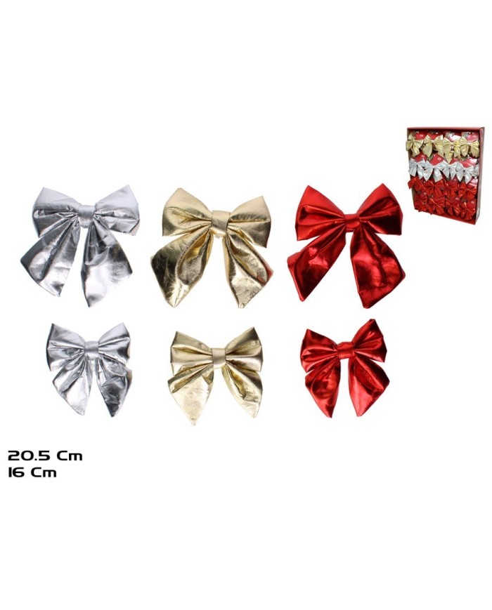 LAZO BRILLO DECORADO 6 SRT 16X20,5 / 13X16 CM