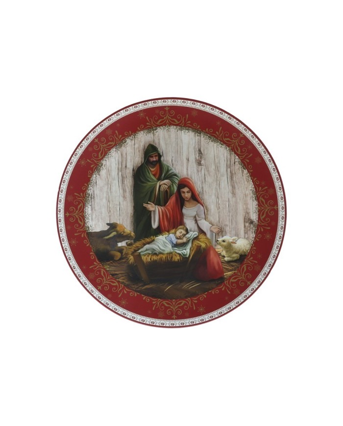 BAJOPLATO PESEBRE  40X40X1,5CM