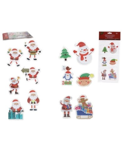 PLANTILLAS SILUETAS VENTANA 13.3X30.2CM 3 SURT.