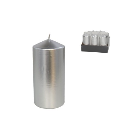 VELA TACO PLATA 15X7 CM