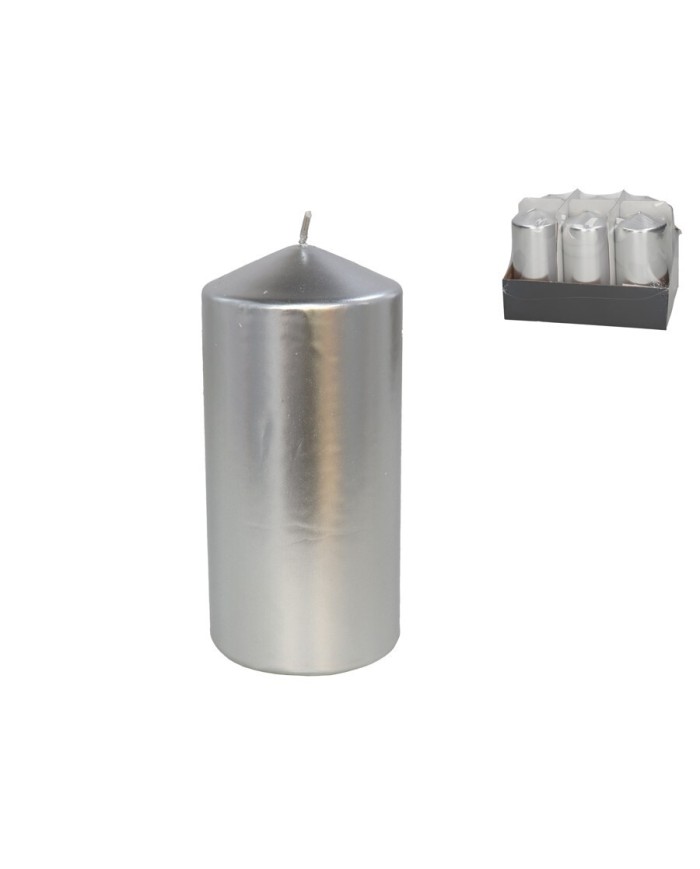 VELA TACO PLATA 15X7 CM