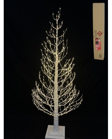 ARBOL CANADA BLANCO 750 LED BL CALIDO 150 CM