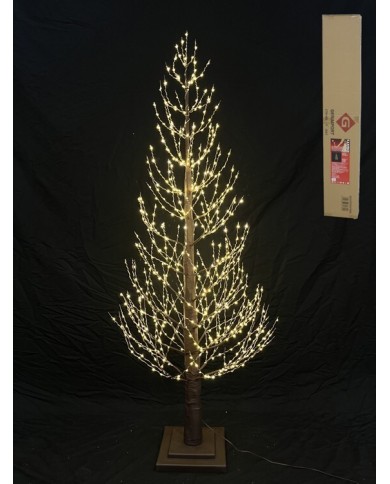 ARBOL CANADA MARRON 750 LED BL CALIDO 150 CM