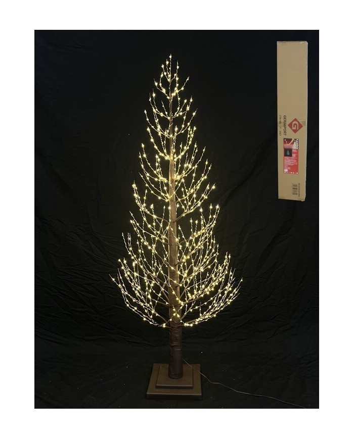 ARBOL CANADA MARRON 750 LED BL CALIDO 150 CM