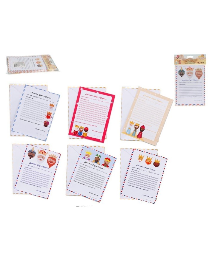 CARTA REYES MAGOS 6 SRT 14,8X21 CM