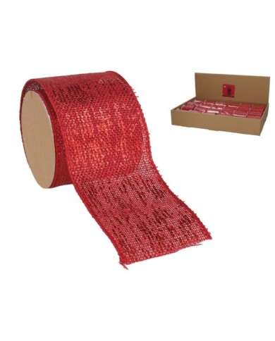 CINTA NAVIDAD REGALO KIA ROJO 6,3X270 CM