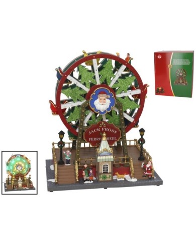 ESCENA ATRACCION NORIA LED MOVIMIENTO MUSICA 30X20