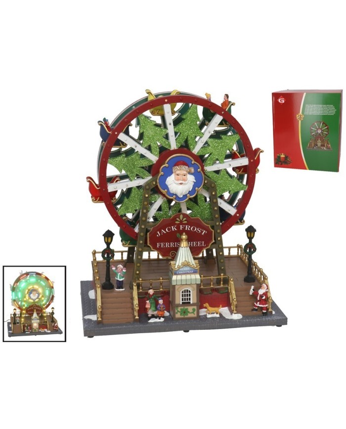 ESCENA ATRACCION NORIA LED MOVIMIENTO MUSICA 30X20