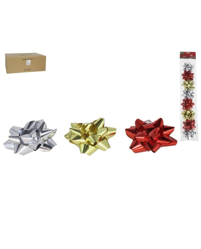 8 LAZOS REGALO 8 CM 3 COLORES