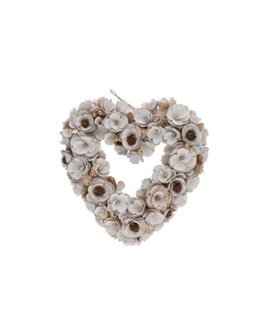 CORONA CORAZON XMAS MINERVE  36X35X7CM