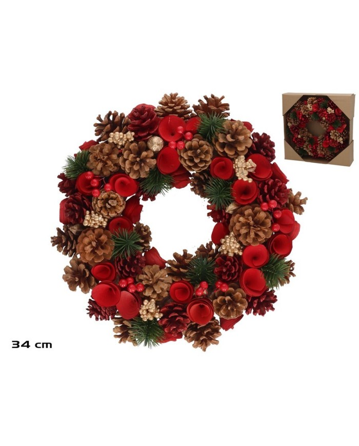 CORONA XMAS ELSU 34X34X8CM