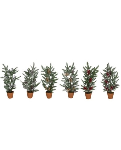 MACETA PINO C/BAYAS POTES 65CM 6STD