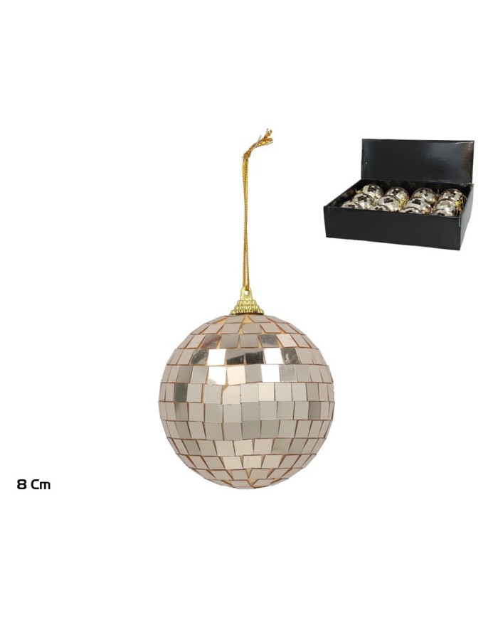 BOLA IBIZA DORADO 8CM