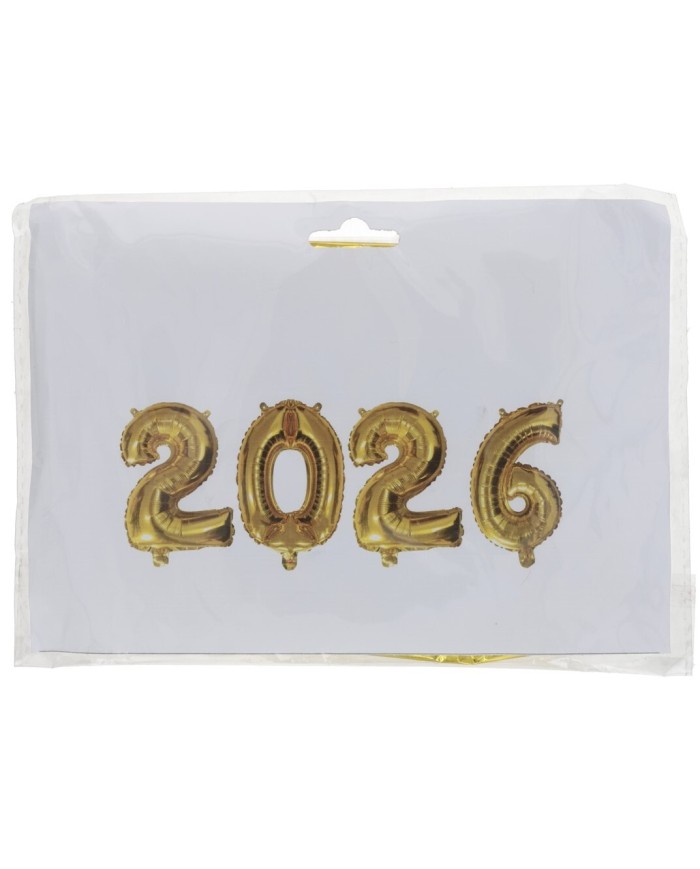 GLOBOS DORADOS 2026 75CM