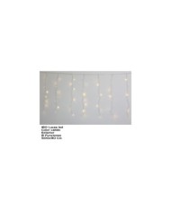 CORTINA EXT. 160 LEDS CALIDA 8 FUNC. 500CMX90CM