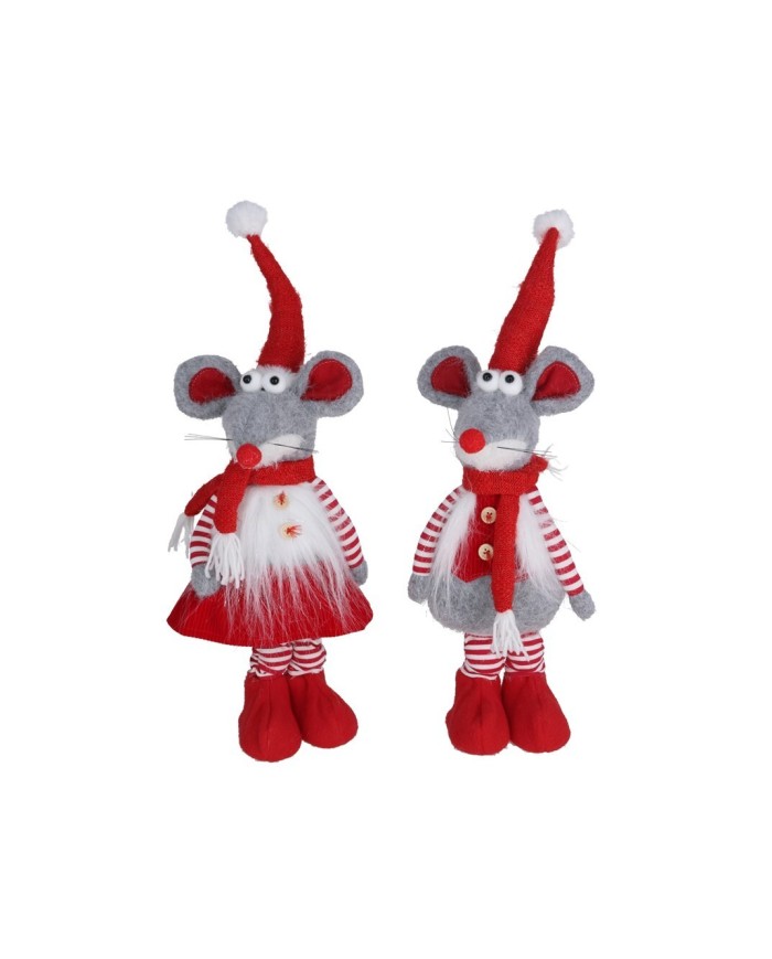 RATONCITO EN PIE ROJO 16,5X11X48CM 2STD