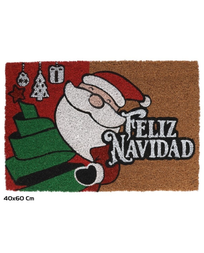 FELPUDO COCO XMAS FLORES 40X60CM
