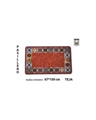 PASILL.TERM MOSAICO 67X100CM TEJA