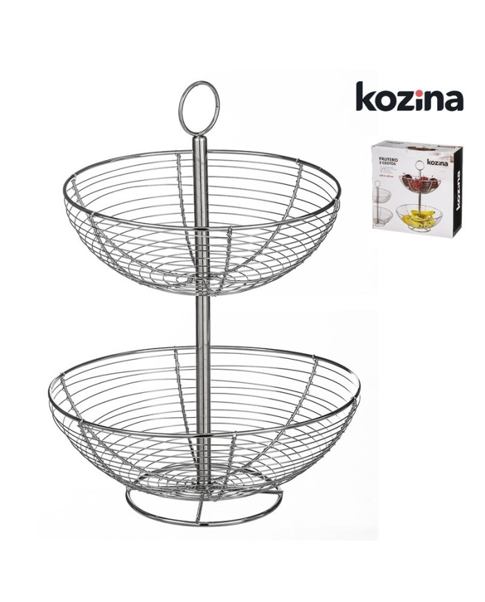 FRUTERO METALICO DOS PISOS