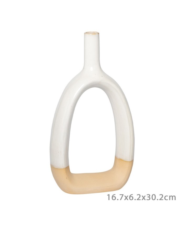 JARRON CERAMICA BICOLOR LIE XL