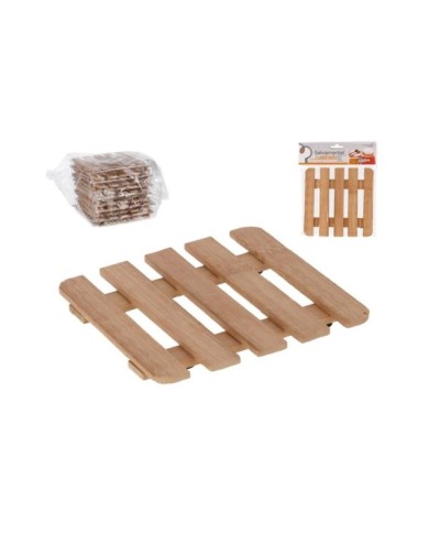 SALVAMANTEL CUAD 15X15 BAMBU