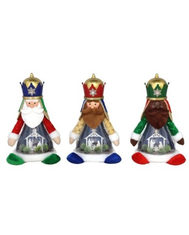 REYES MAGOS ORION SENTADOS C/LUZ Y MUSICA