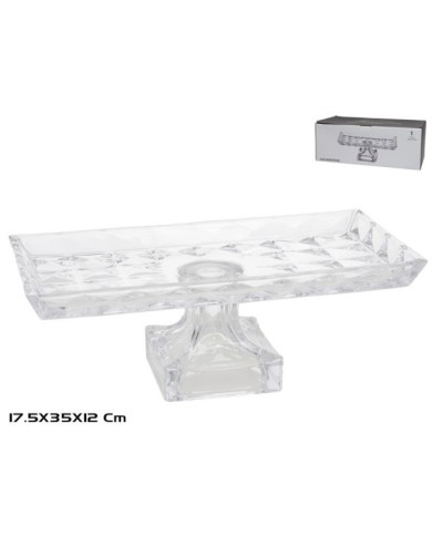 TARTERA CRISTAL LUZ RECTANGULAR 35X17,5X12