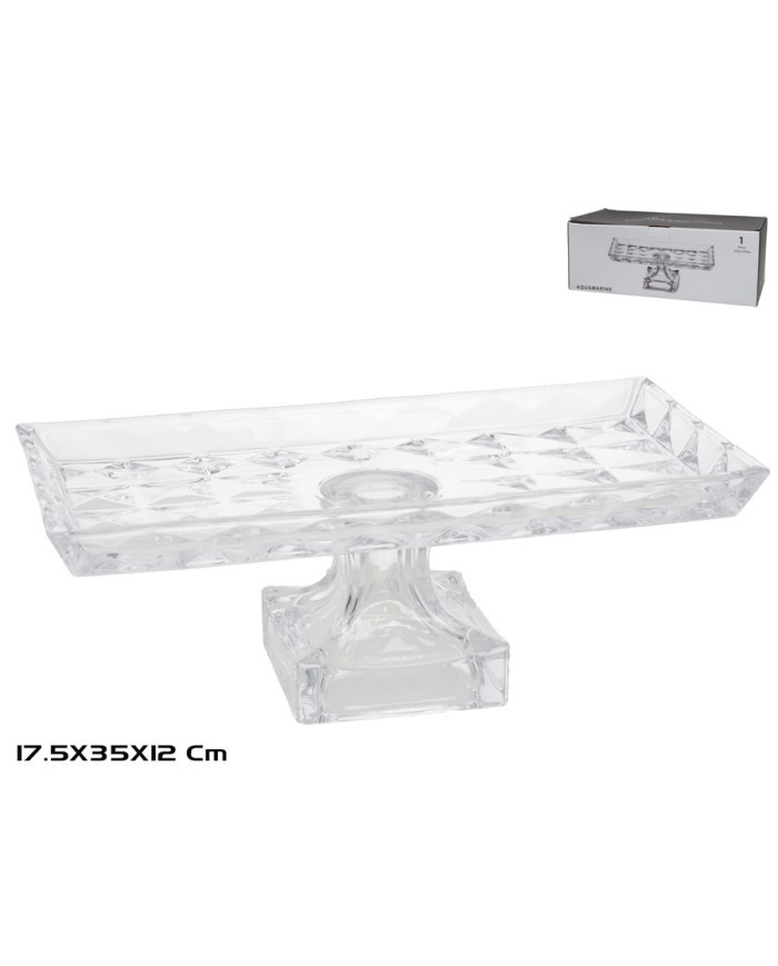 TARTERA CRISTAL LUZ RECTANGULAR 35X17,5X12