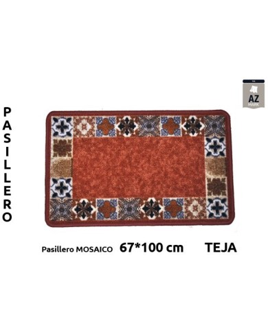 PASILL.TERM MOSAICO 67X100CM TEJA