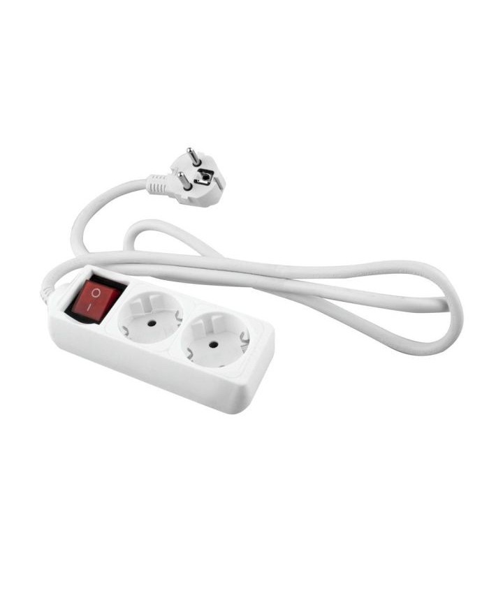 BASE ONLEX BLANCA 2TOMAS CABLE/INT.3mt