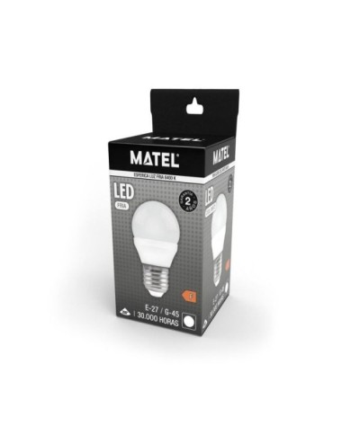 BOMB.LED ESFERICA  E27 10W.FRIA