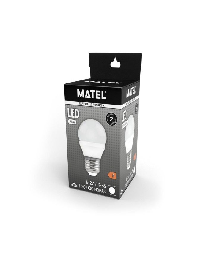 BOMB.LED ESFERICA  E27 10W.FRIA