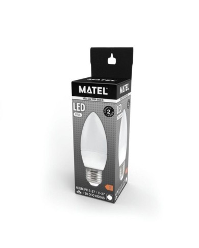 BOMB.LED VELA E27  5W.FRIA