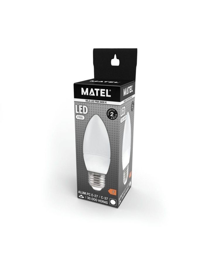 BOMB.LED VELA E27  5W.FRIA