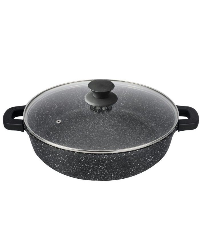 CACEROLA AL.FUND.BLACK BAJA PIEDRA 24CM