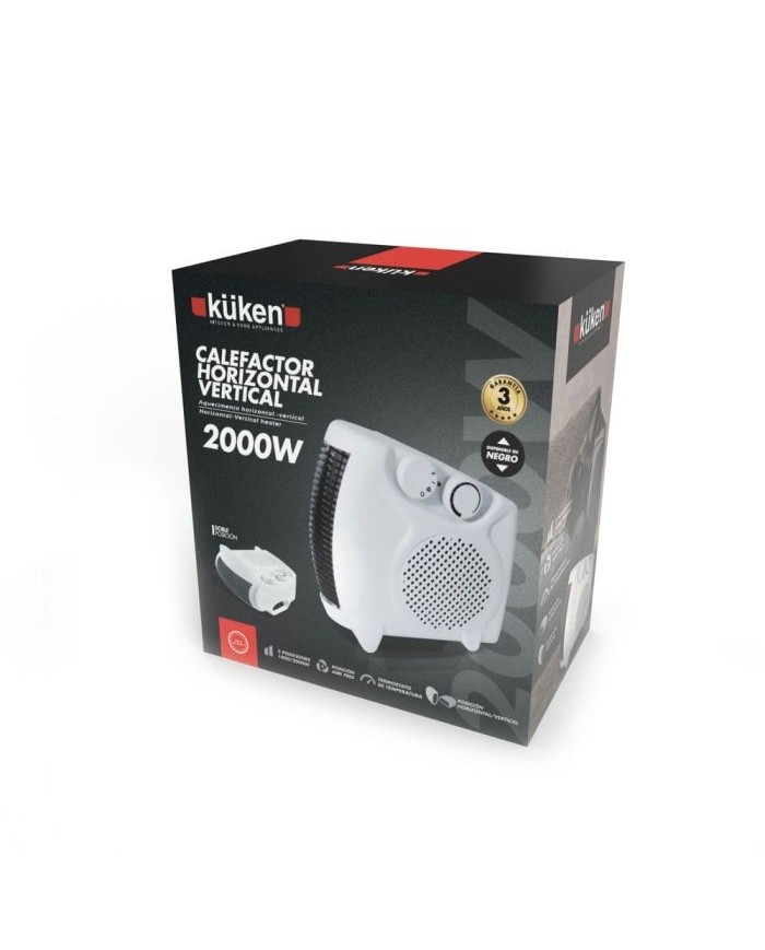 CALEFACTOR KUKEN HOR-VERT. 1000/2000w.