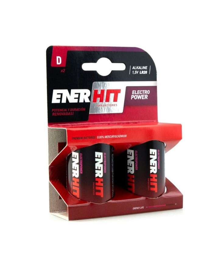 PILA ENERHIT ALCALINA  LR20-D BL.2