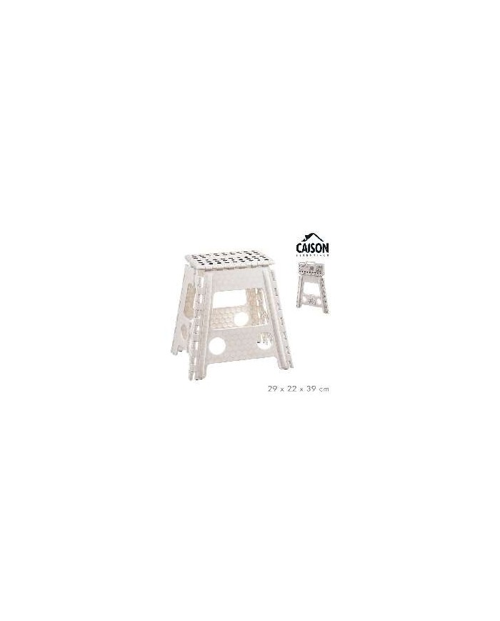 ESCALON PLEGABLE PLASTICO BLANCO 39 cm